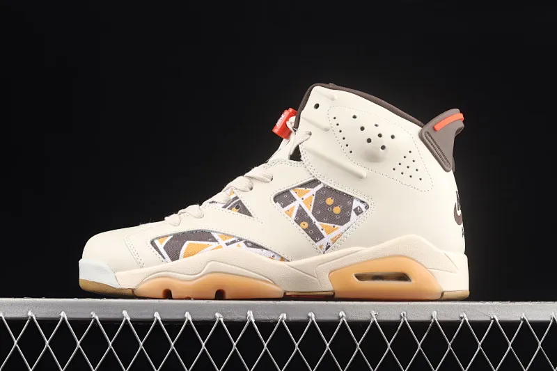 All categories Air Jordan Jordan series basketball shoes Air Jordan 6 Air Jordan 6 "Quai 54" AJ6 Joe 6 brown street ball CZ4152-100